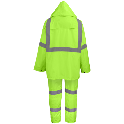 TRAJE IMPERMEABLE DE ALTA VISIBILIDAD FROGWEAR HV MOD. GLO-800