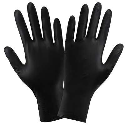 GUANTES DESECHABLES NITRILO/VINIL SIN POLVO 5 MILÉSIMAS GLOBAL GLOVE 405BPF