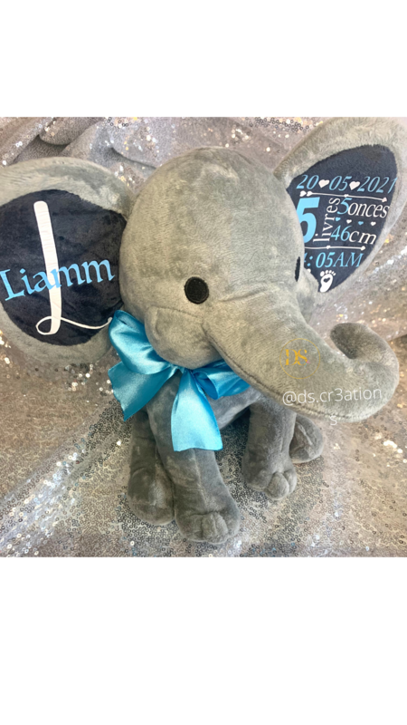Éléphant personnalisé | Custom elephant
