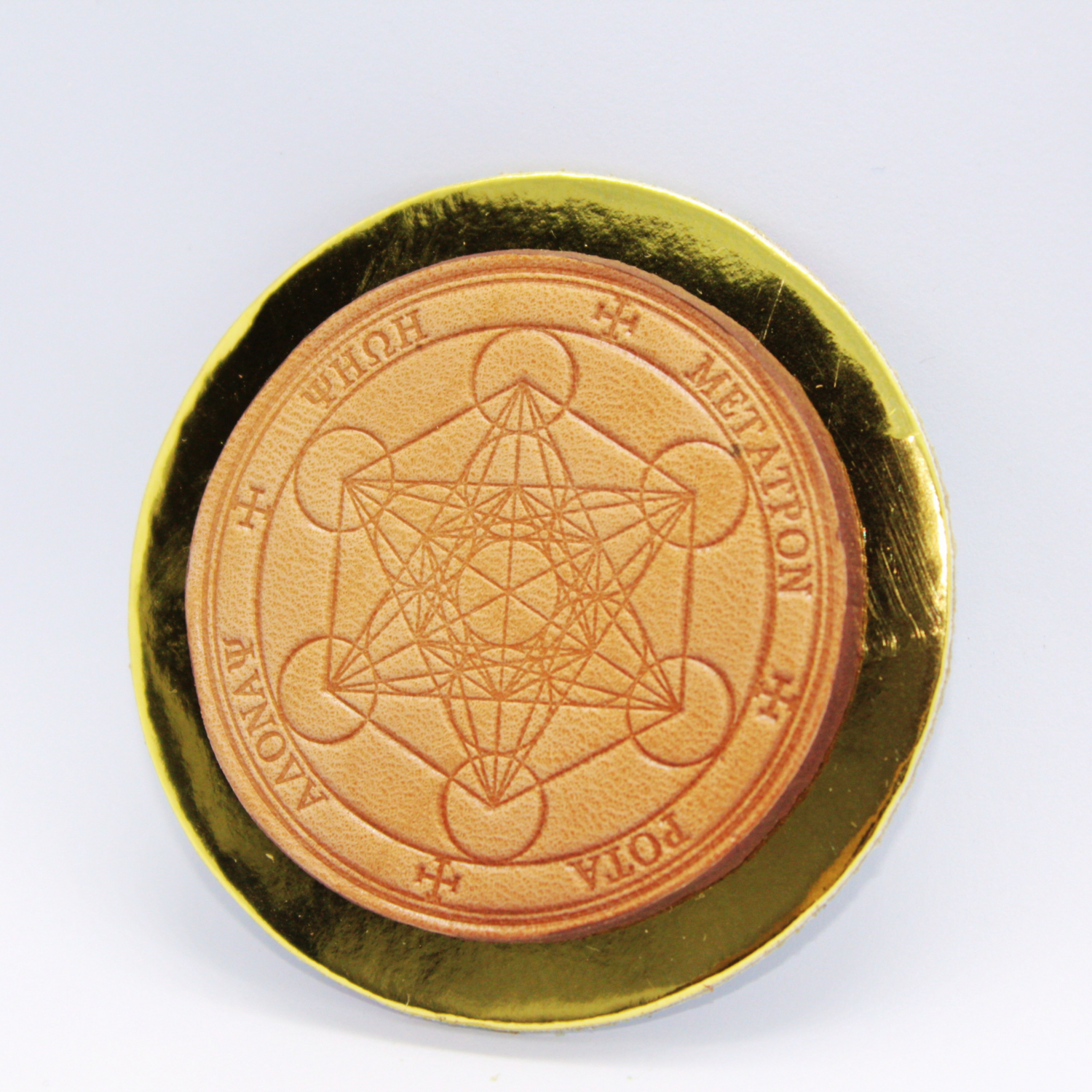 ADHERIBLE CUBO METATRON EN PIEL