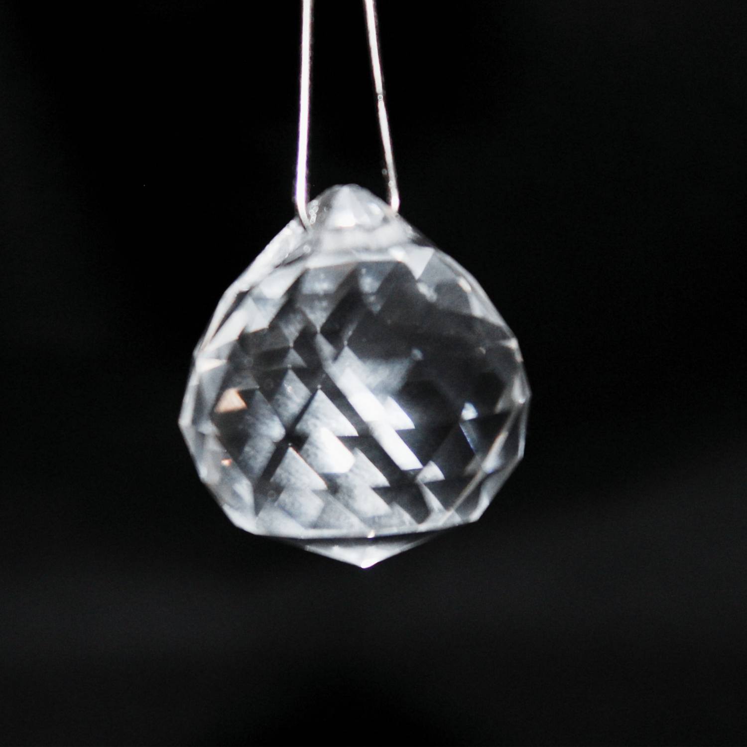 ESFERA COLGANTE CRISTAL FACETEADO