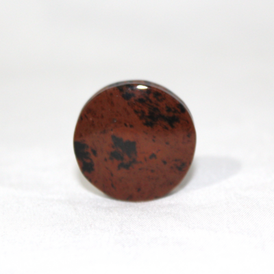 CABUJON OBSIDIANA CAOBA RANURADO