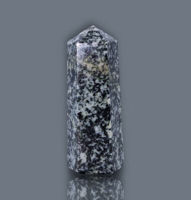 PUNTA GENERADORA CUARZO CON TURMALINA 7cm