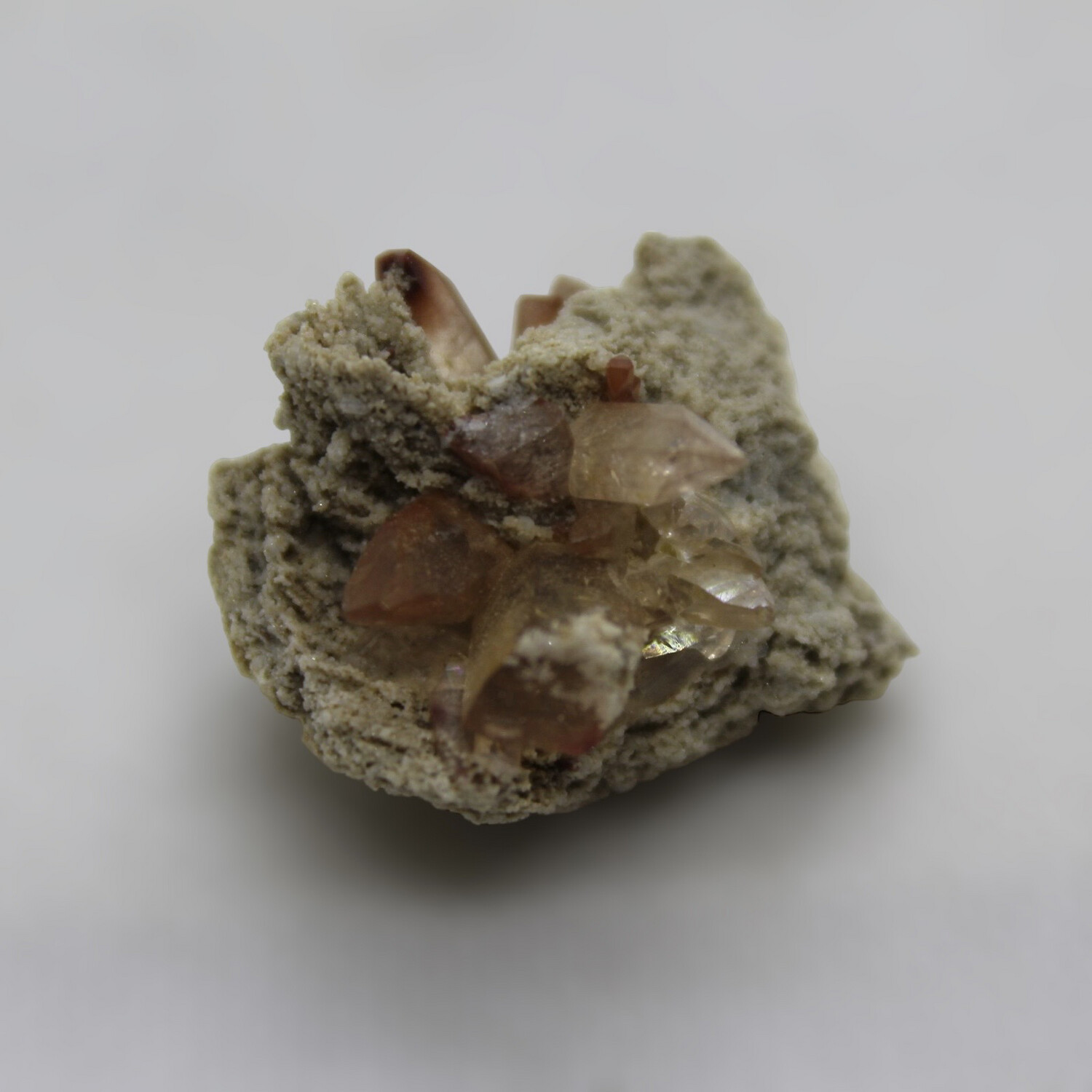 ESPECIMEN PUNTA CUARZO TOPACIO