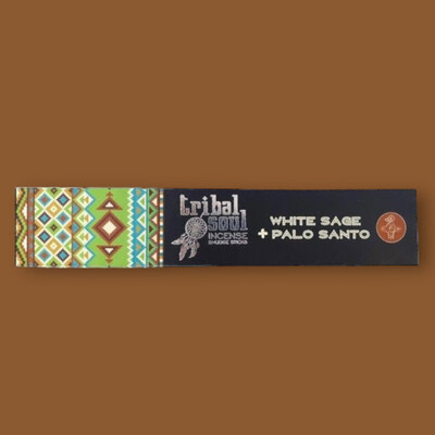 TRIBAL SOUL INCIENSO &quot;SALVIA BLANCA Y PALO SANTO&quot;