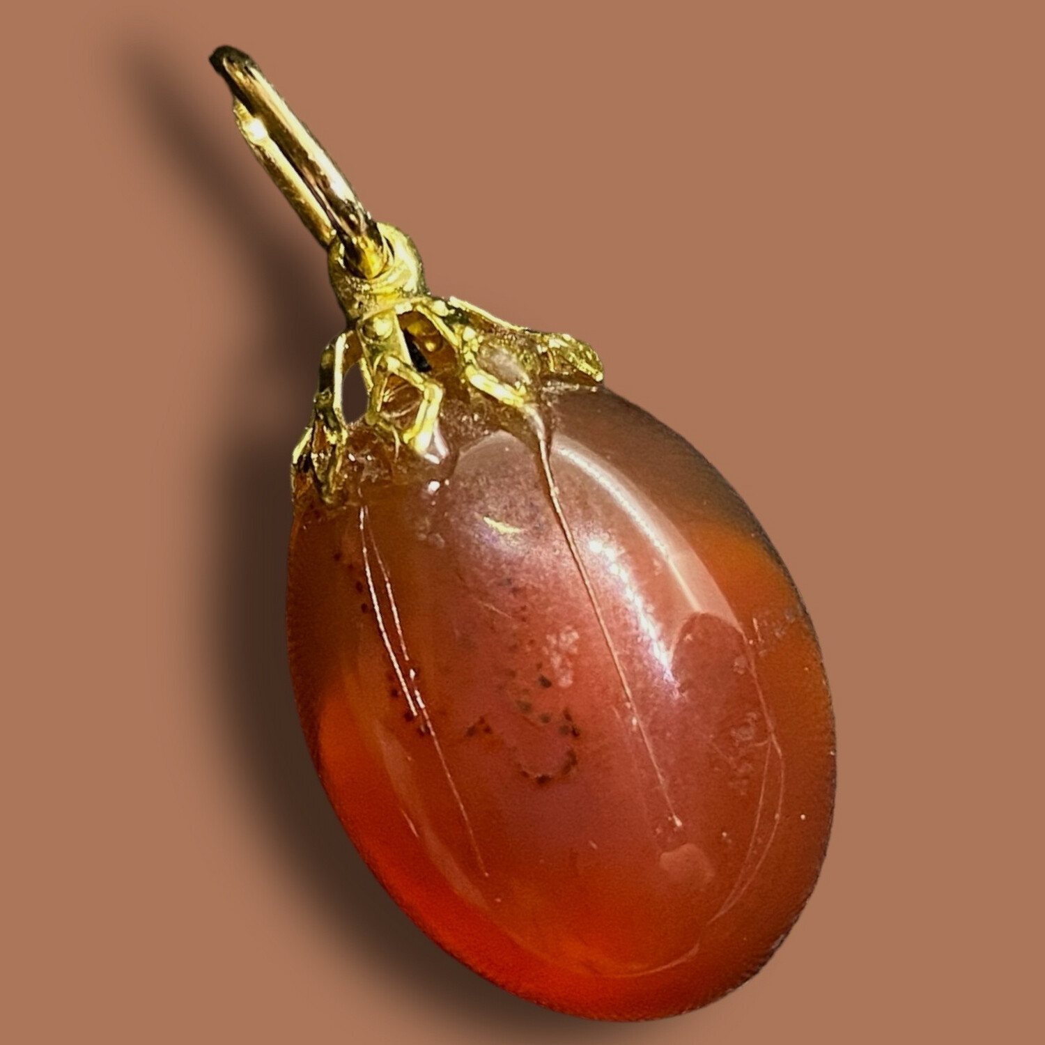 DIJE DE AGATA CORNALINA