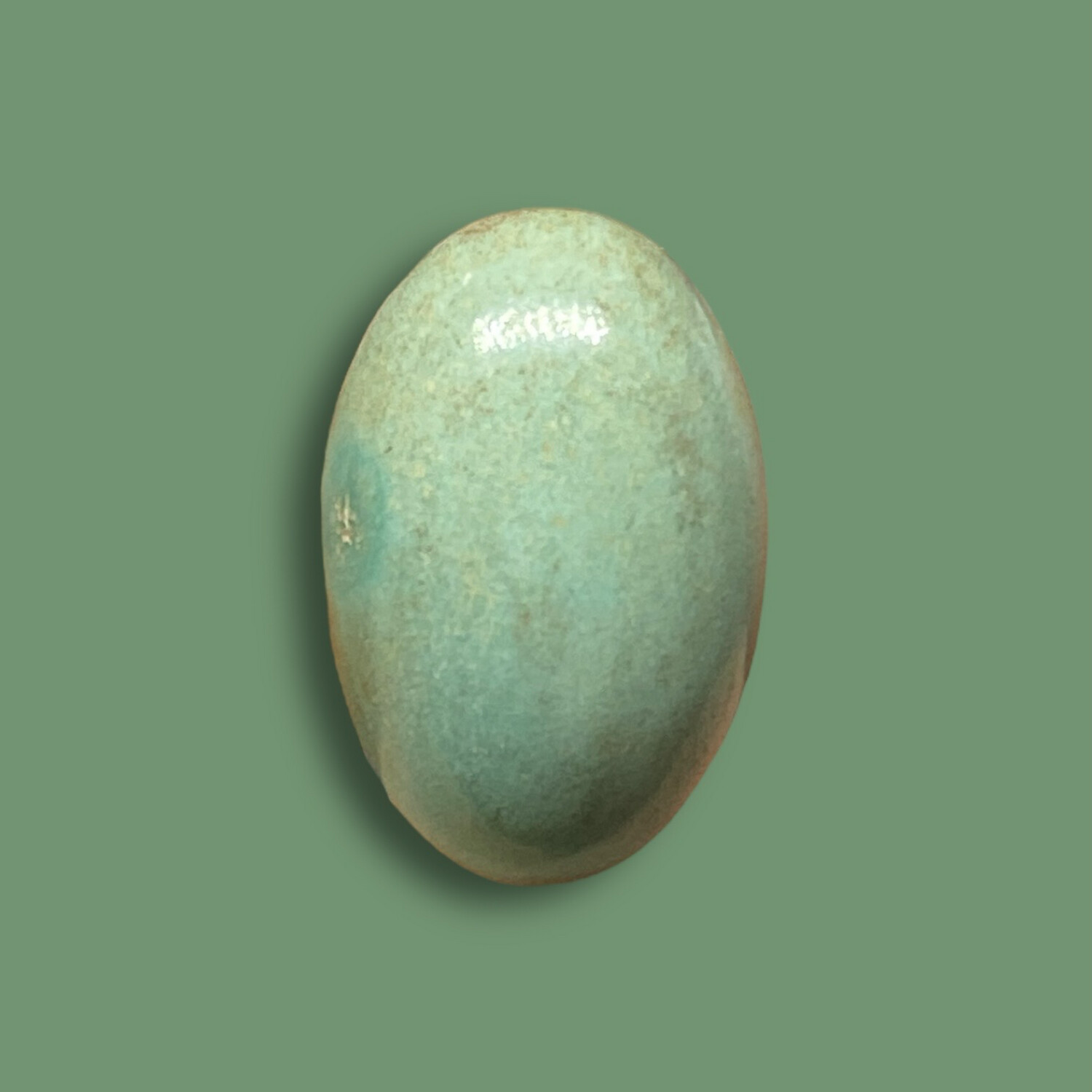 CABUJON TURQUESA OVAL 20mm