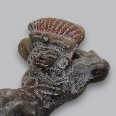 PIPA DE BARRO REPLICA PREHISPANICA