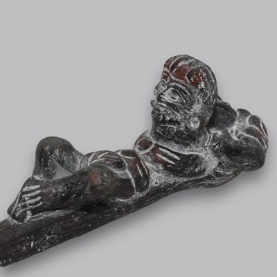 PIPA DE BARRO REPLICA PREHISPANICA