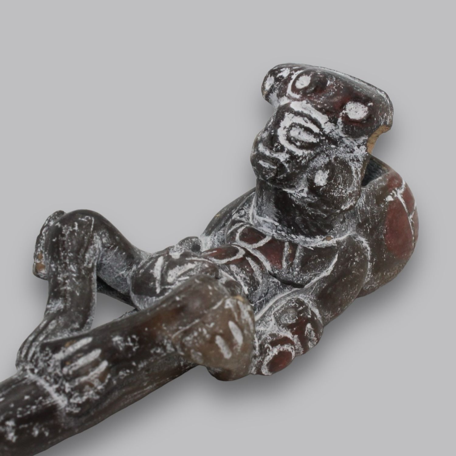 PIPA DE BARRO REPLICA PREHISPANICA