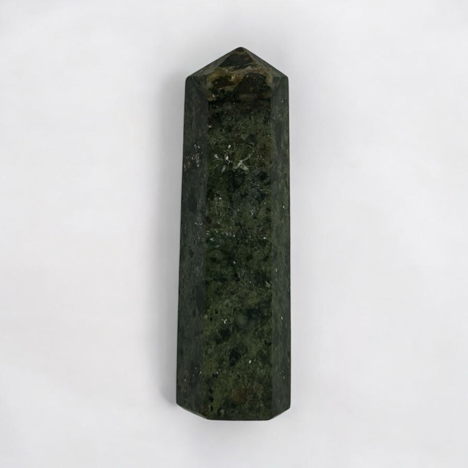 PUNTA GENERADORA JASPE PIEL DE RANA 6cm