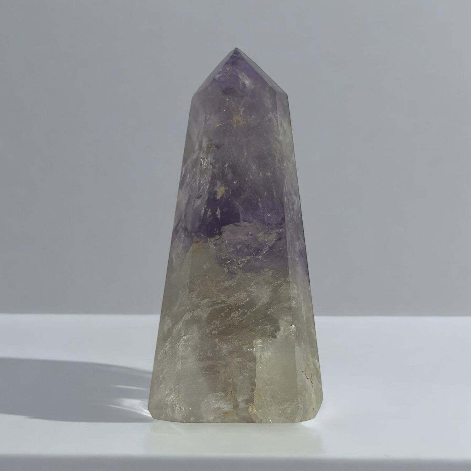 PUNTA CUARZO AMATISTA 7.3cm