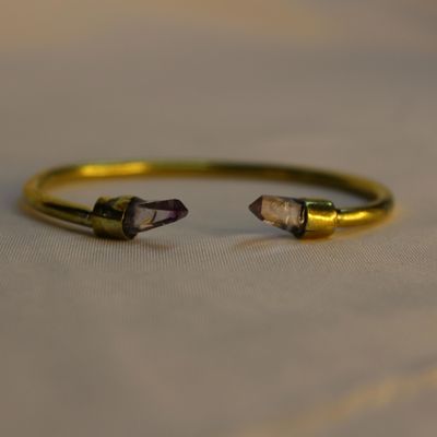 PULSERA PUNTA AMATISTA