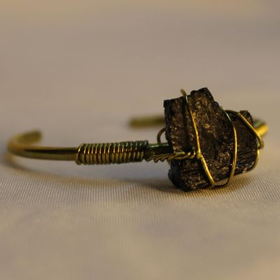 PULSERA TUMBAGA CON TURMALINA