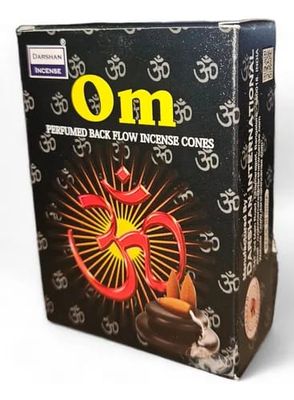 INCIENSO DARSHAN &quot;OM&quot; BACK FLOW