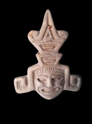 MASCARA DE BARRO REPLICA PREHISPANICA