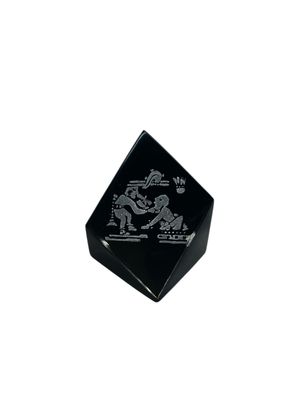 PISA PAPEL EXTRACCION MAYA  OBSIDIANA
