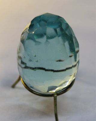 HUEVO DE CRISTAL FACETEADO