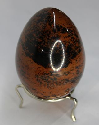 HUEVO OBSIDIANA MARRON