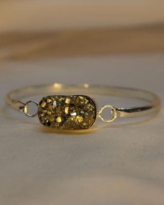 PULSERA ALPACA CON PIRITA