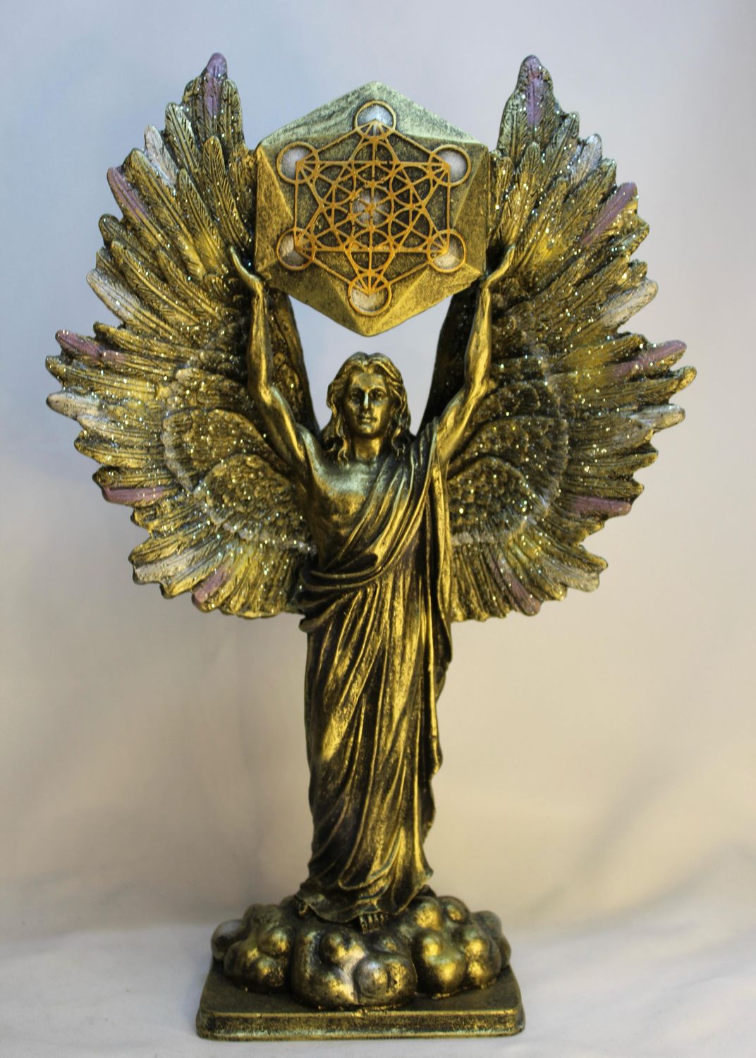 ARCANGEL METATRON DORADO RESINA