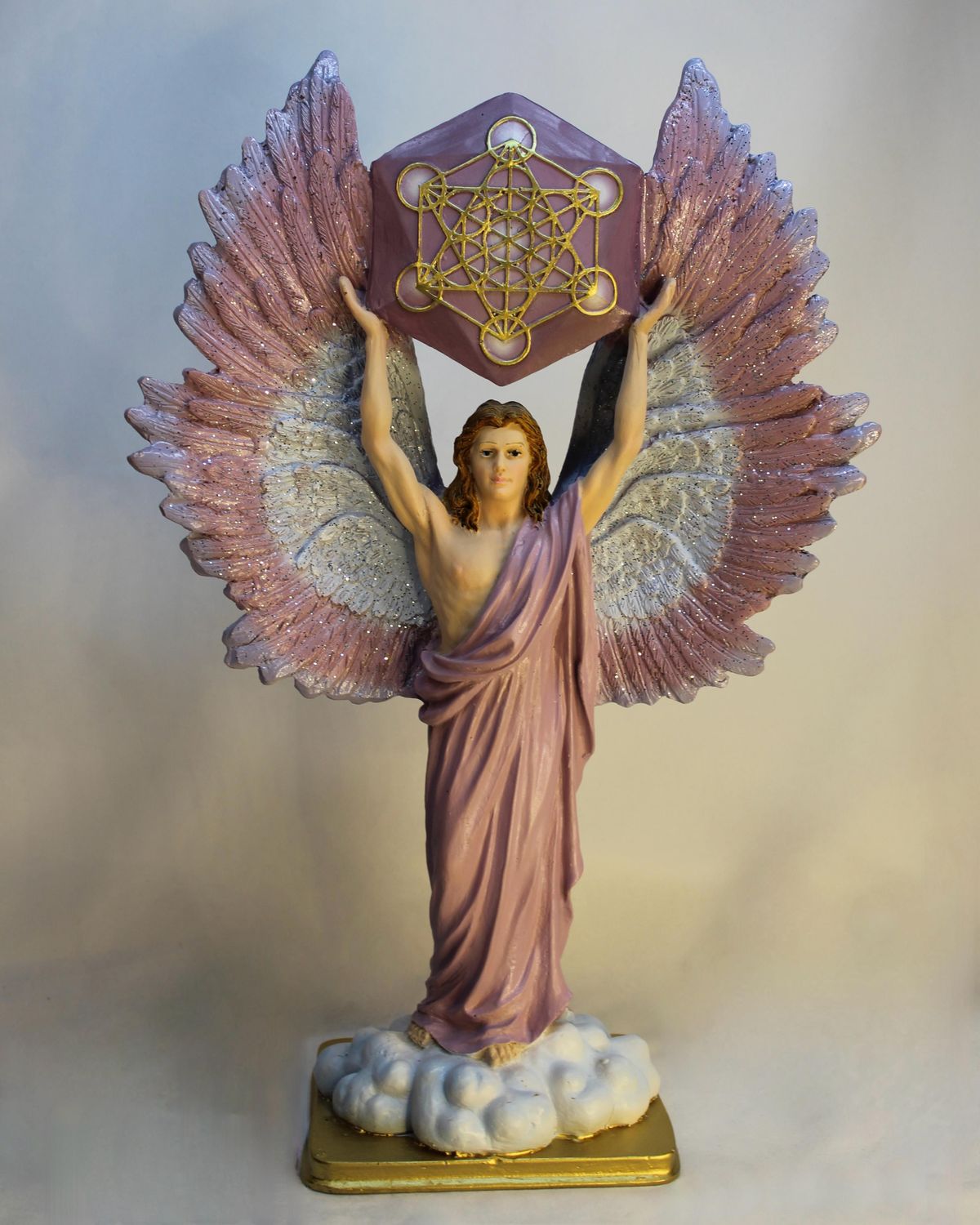 ARCANGEL METATRON MORADO AZUL RESINA