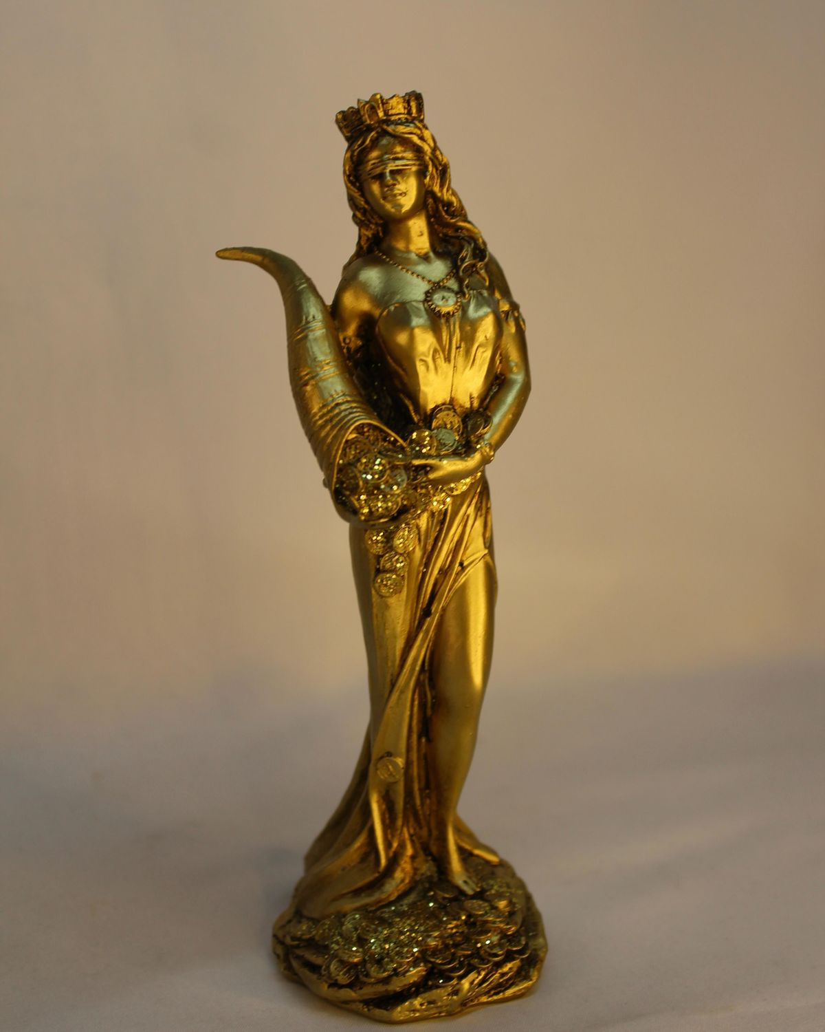 DIOSA GRIEGA DE LA FORTUNA  RESINA