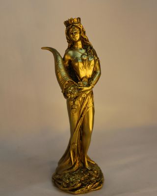 DIOSA GRIEGA DE LA FORTUNA  RESINA