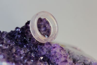 ANILLO DE CUARZO ROSA #8½