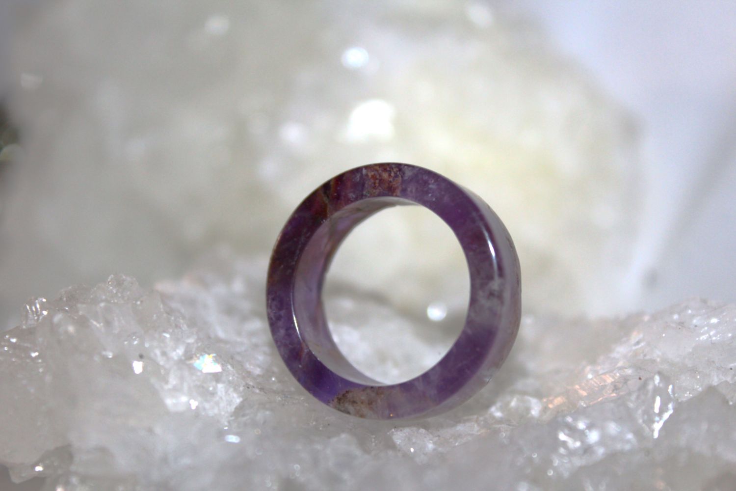 ANILLO DE CUARZO AMATISTA #9