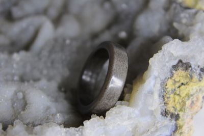ANILLO DE OBSIDIANA PLATEADA #10