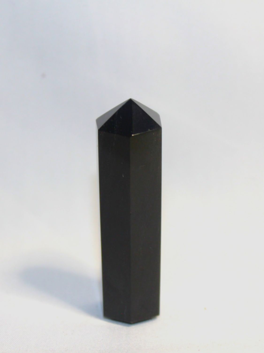 PUNTA OBSIDIANA PLATEADA 6.5cm