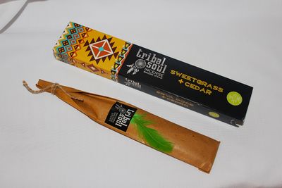 TRIBAL SOUL INCIENSO DE HIERBA DULCE Y CEDRO