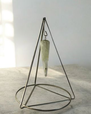 PENDULO DE CITRINO CON BASE