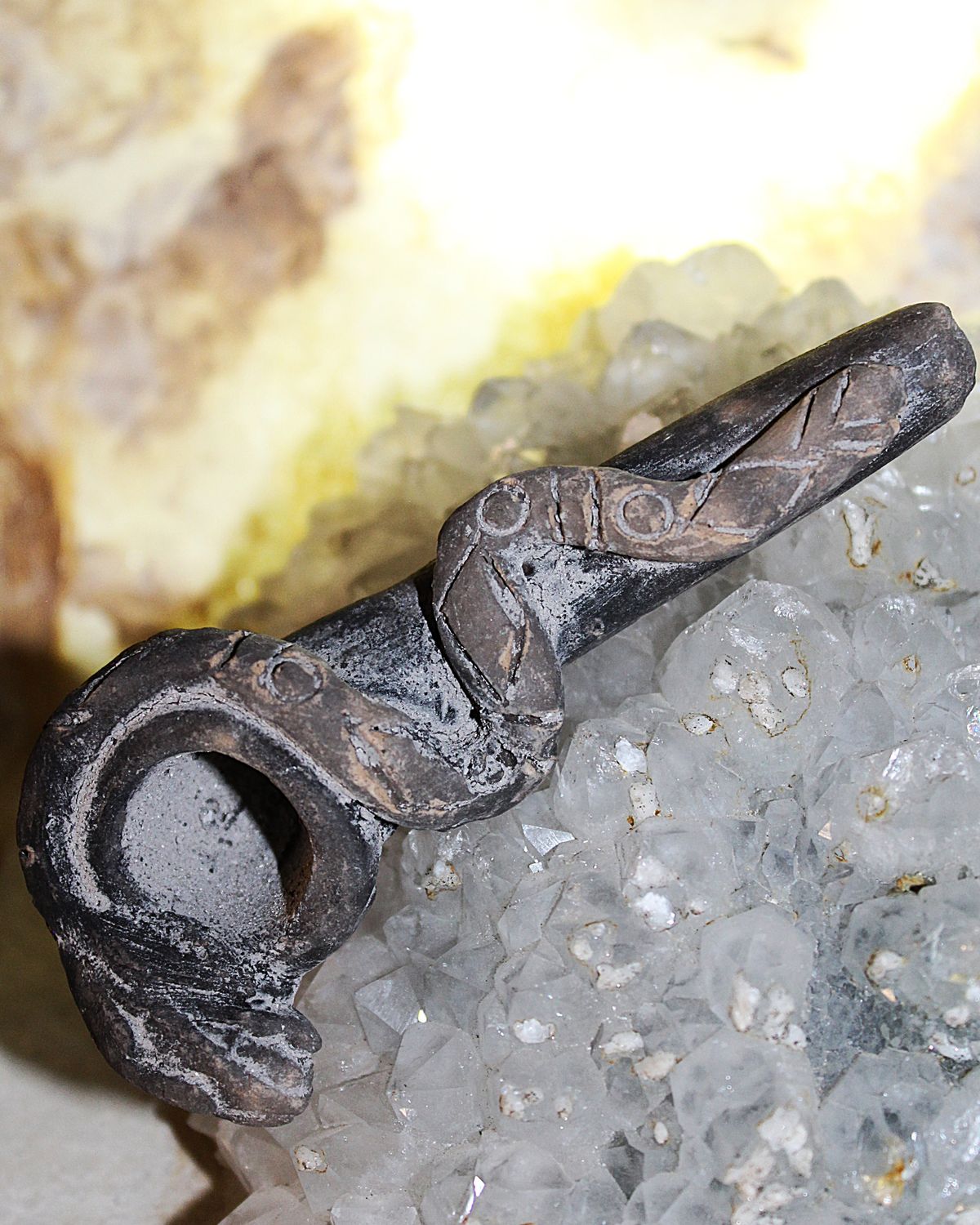 PIPA DE BARRO SERPIENTE