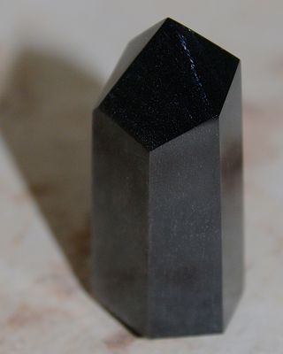 PUNTA OBSIDIANA PLATEADA 5cm