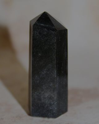 PUNTA OBSIDIANA PLATEADA 5.5cm