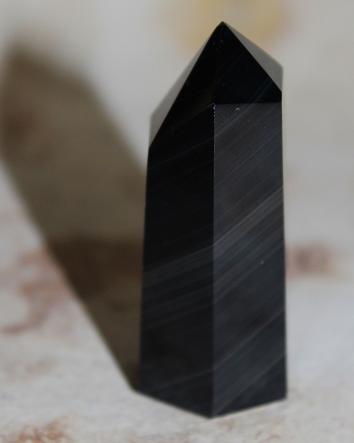 PUNTA OBSIDIANA  6cm