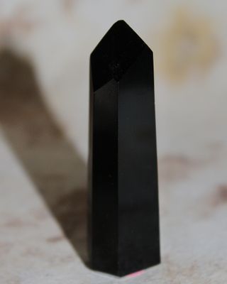 PUNTA OBSIDIANA PLATEADA 6.5cm