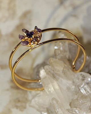 PULSERA DE ACERO AMATISTA