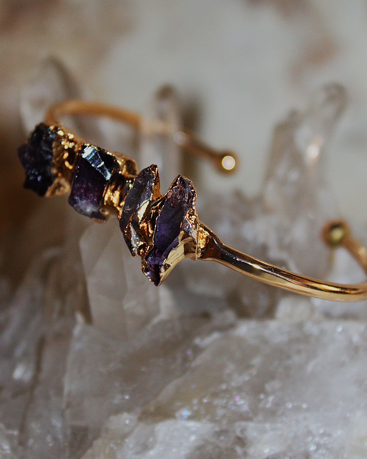 PULSERA DE ACERO AMATISTA