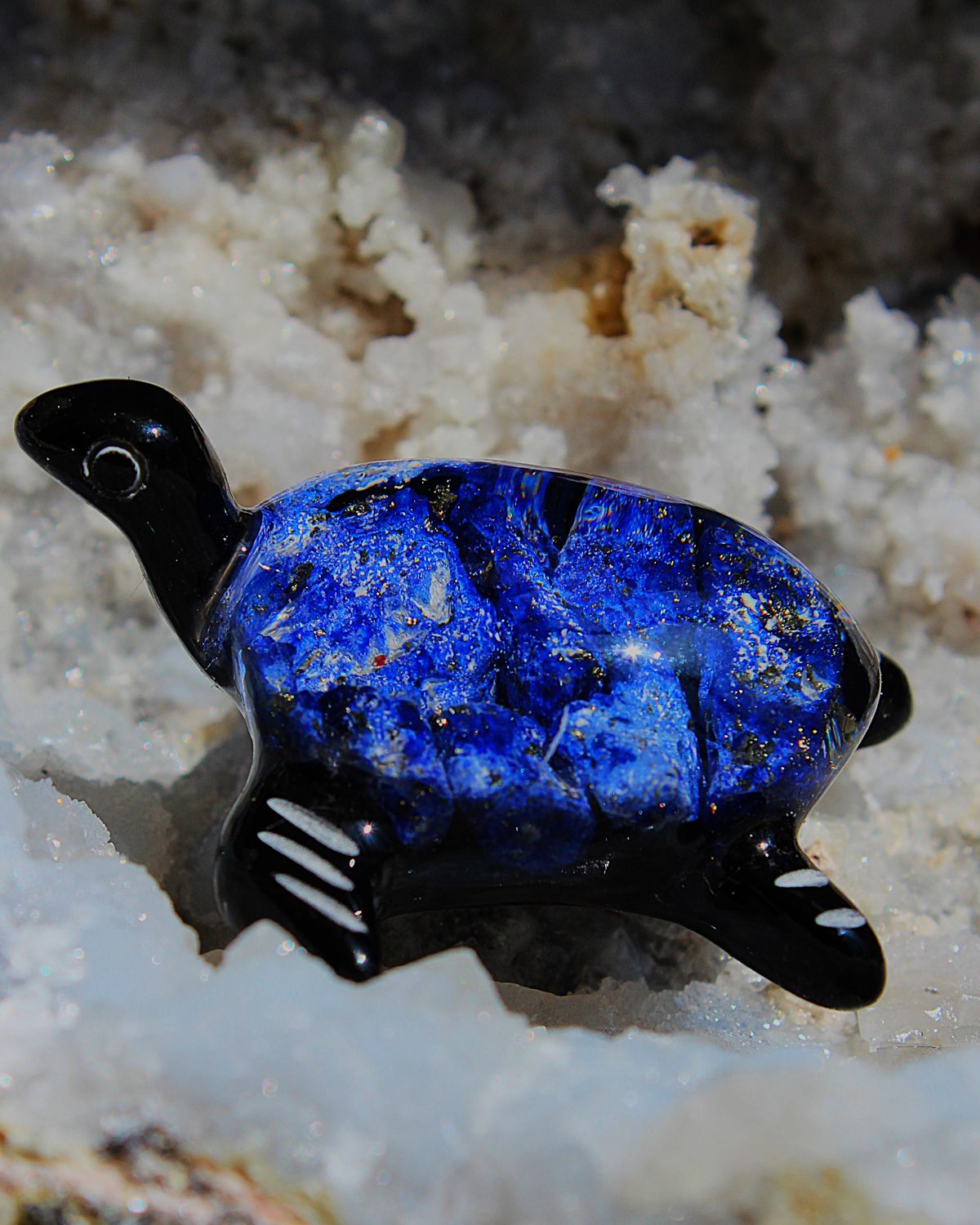 TORTUGA CON LAPIS LAZULI
