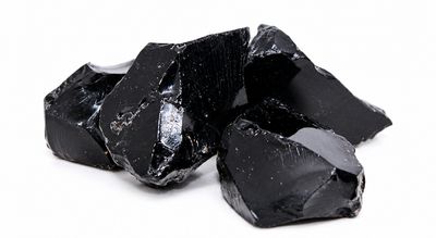 OBSIDIANA NEGRA EN BRUTO