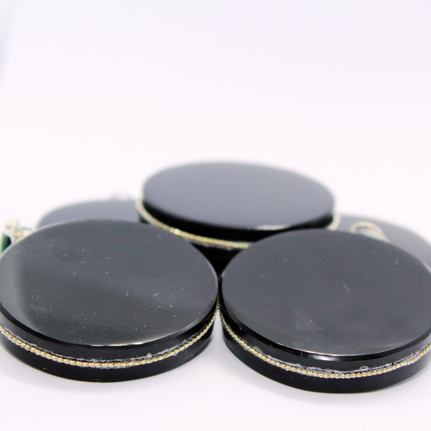 DIJE ESPEJO OBSIDIANA 4cm
