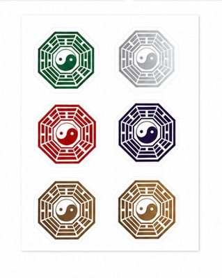SIMBOLO BAGUA ADHERIBLE
