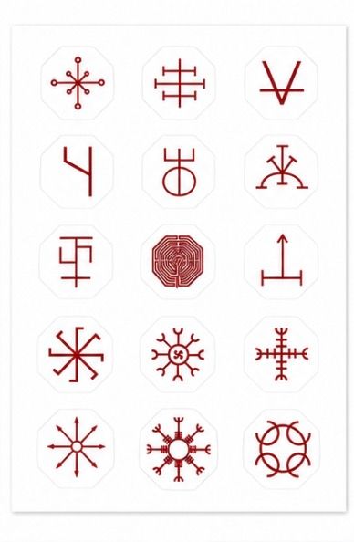 ADHERIBLE RUNAS FENG SHUI