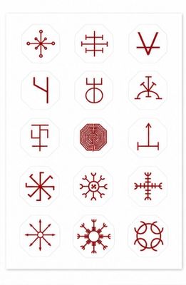 ADHERIBLE RUNAS FENG SHUI