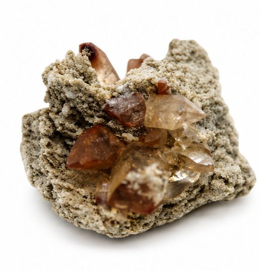 ESPECIMEN PUNTA CUARZO TOPACIO