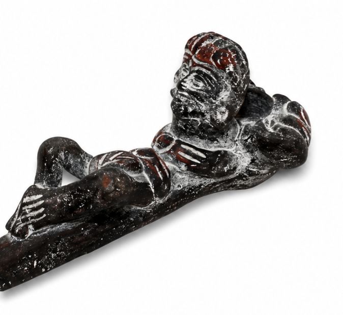 PIPA DE BARRO REPLICA PREHISPANICA