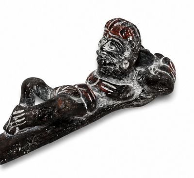 PIPA DE BARRO REPLICA PREHISPANICA